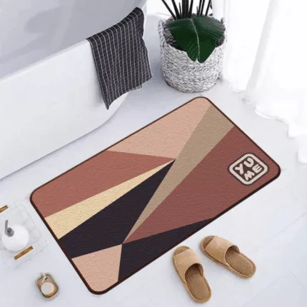 YUME Karpet Lantai / Keset Anti Selip Motif Geometric