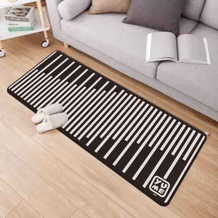 YUME Karpet Lantai / Keset Anti Selip ukuran 50x120 Motif Piano Keys
