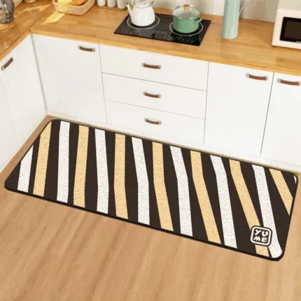 YUME Karpet Lantai / Keset Anti Selip ukuran 50x140 Motif Fancy Lines