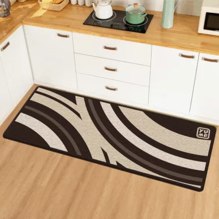 YUME Karpet Lantai / Keset Anti Selip ukuran 50x140 Motif Whirl Wind