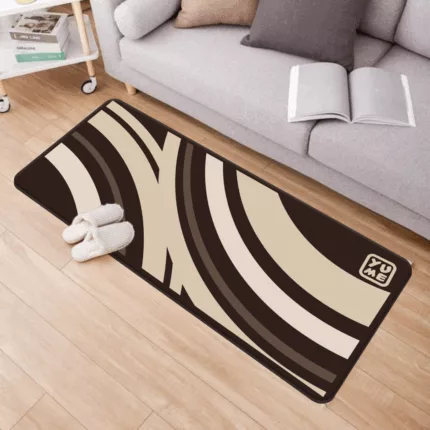 YUME Karpet Lantai / Keset Anti Selip ukuran 50x120 Motif Whirl Wind